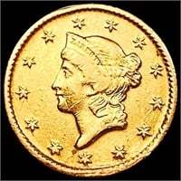 1849-O Rare Gold Dollar CLOSELY UNCIRCULATED