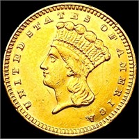 1874 Rare Gold Dollar CLOSELY UNCIRCULATED