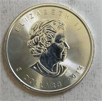 20149 Canada $5.00 1oz Silver .9999