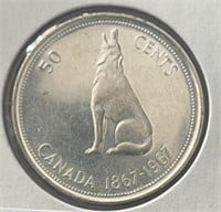 1967 Canada Half Dollar Silver
