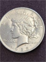 1923 SILVER PEACE DOLLAR