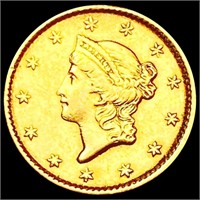 1852 Rare Gold Dollar CLOSELY UNCIRCULATED