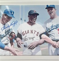 Willie Mays/ Sandy Koufax Signed framed Photo