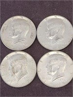 4 KENNEDY HALF DOLLARS 2-1965, 1-67, 1-69