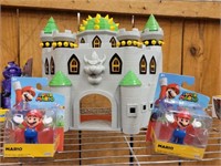 MARIO CASTLE AND FIGURINES