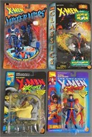 4pc NIP 1992-97 X-Men Toy Biz Action Figures