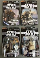 4pc NIP 2006 Star Wars Saga Collection Figures