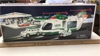 Hess helicopter with motorcycle and cruiser