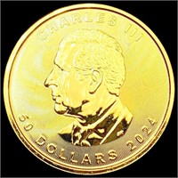 2024 Canada 1oz Gold $50 GEM PROOF