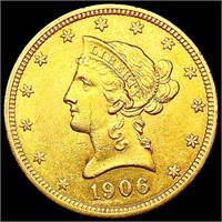 1906-D $10 Gold Eagle UNCIRCULATED