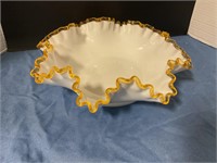 Unmarked Fenton Glass bowl