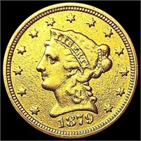 1879 $2.50 Gold Quarter Eagle CLOSELY