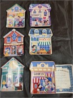 DINSEY COLLECTIBLE PLATES, MICKEY'S VILLAGE