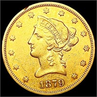 1879-S $10 Gold Eagle NEARLY UNCIRCULATED