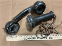Antique telephone handpieces