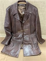 Cabrera lined leather coat size 44 Reg.