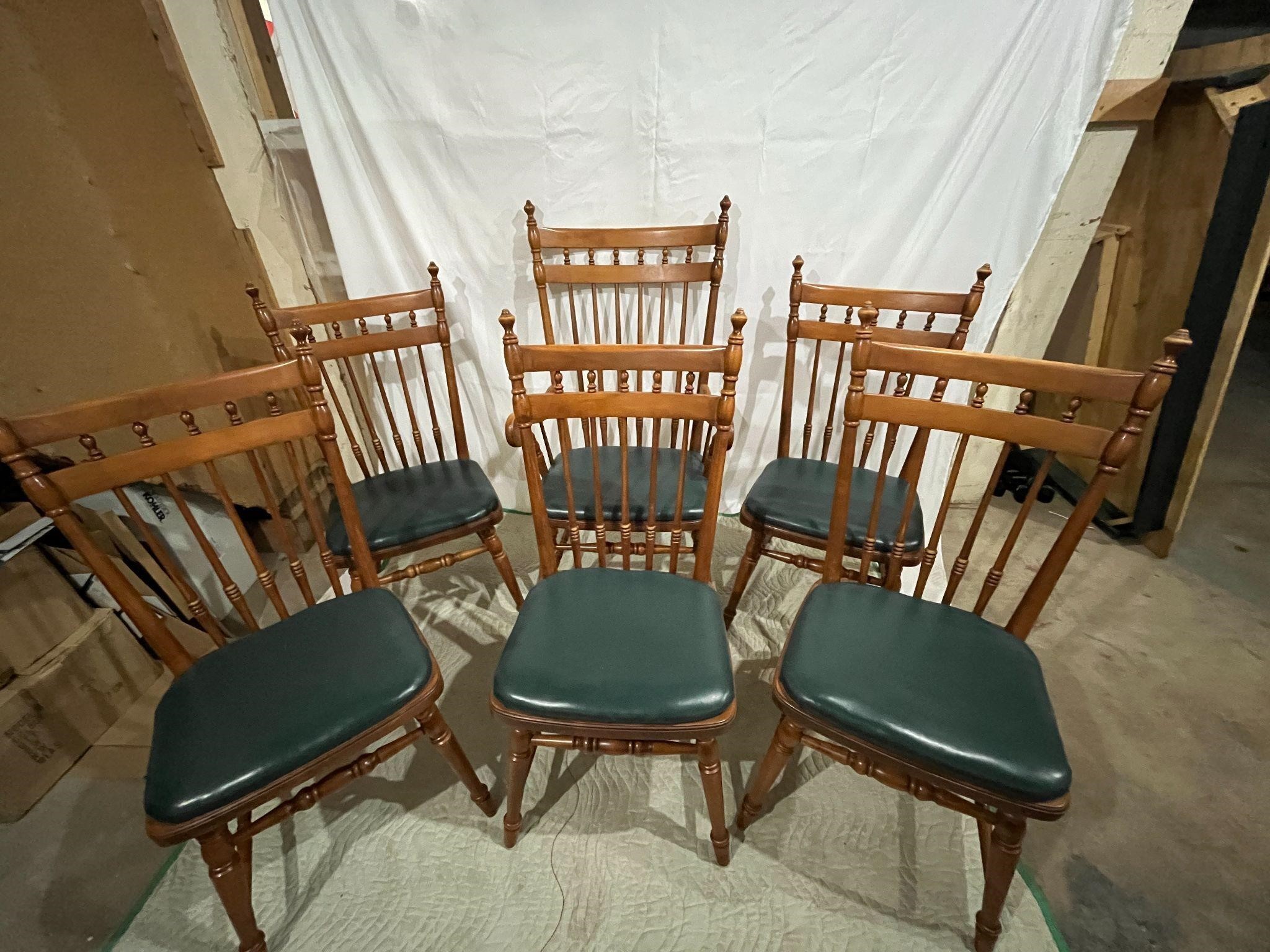 Tell City Table with 6 Chairs