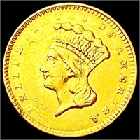 1856 Rare Gold Dollar NEARLY UNCIRCULATED