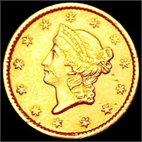 1853 Rare Gold Dollar CLOSELY UNCIRCULATED