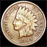 1909-S Indian Head Cent LIGHTLY CIRCULATED