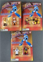 3pc NIP 1995 CapCom Mega Man Figures