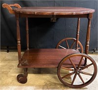 Antique Paalman Drop Leaf Tea Cart