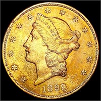 1896 $20 Gold Double Eagle UNCIRCULATED