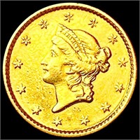 1851 Rare Gold Dollar CLOSELY UNCIRCULATED