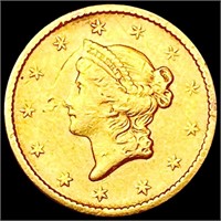 1852 Rare Gold Dollar NEARLY UNCIRCULATED