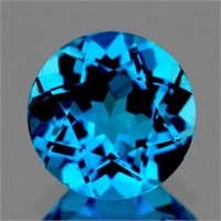 Natural Swiss Blue Topaz 3.00 Cts {Flawless-VVS}