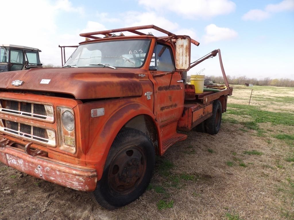 Chevrolet 50 flatbed truck