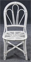 Painted Rattan Chair