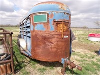 16' bumper pull stock trailer