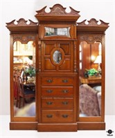 Antique Three Piece Armoire