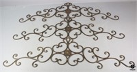 Painted Metal Wall Decor / 3 pc