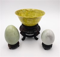 CHINESE SPINACH JADE BOWL