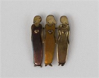 FETCHED "3 Sisters" Brooch