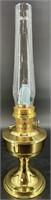 Antique Brass Aladdin Oil Lamp In Excellent