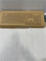 YSCP RGB Typewriter Style Mechanical Keyboard