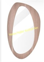 SENNYO $93 Retail 38"x23" Wall Mirror,
 Wood