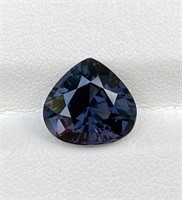 NATURAL VIOLET CEYLON SPINEL 5.29 CTS - CERTIFIED
