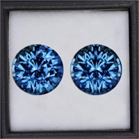 Natural Blue Sapphire Pair [Flawless-VVS]