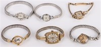 VINTAGE COLLECTIBLE LADIES WRISTWATCHES - (5)