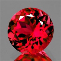 Natural Crimson Red Topaz {Flawless-VVS1}