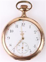 14K YELLOW GOLD VINATGE ELGIN POCKET WATCH