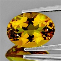 Natural AAA Golden Yellow Beryl 'Heliodor' 8x6 MM{