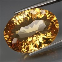 Natural Brazil Citrine 12.18 Cts Untreated