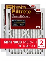 Filtrete 14x20x1 Air Filter, MPR 1000, MERV 11