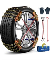Snow tires chains for winter 2 pack