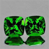Natural Chrome Green Diopside Pair {Flawless-VVS1}